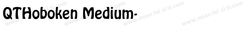 QTHoboken Medium字体转换